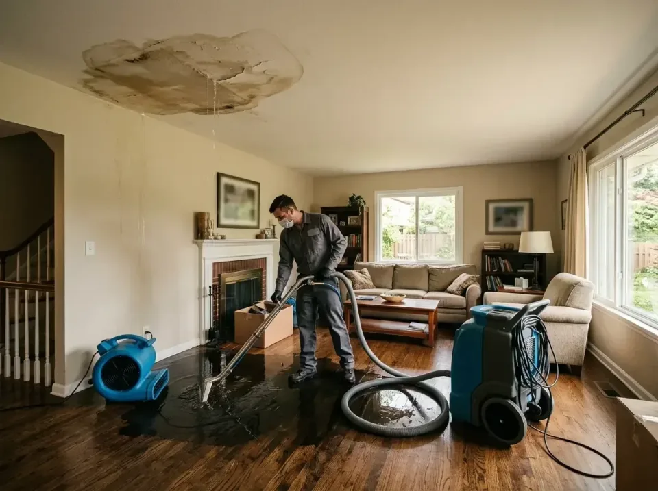 attic-pipe-burst-ceiling-drip-008 — frequently asked questions, Water Damage Restoration & Carpet Care in Sanger, CA